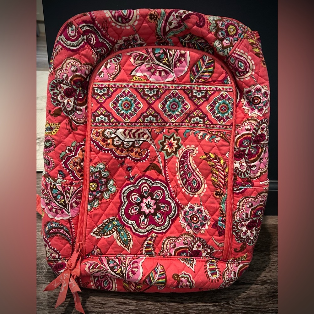 Vera Bradley Women's Pink Paisley Backpack